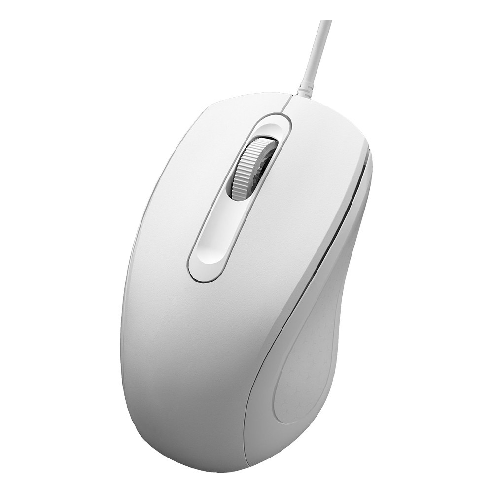3D Office Mouse 1200dpi 1.5m Usb in versione bianco - Precision & Comfort - immagine 7