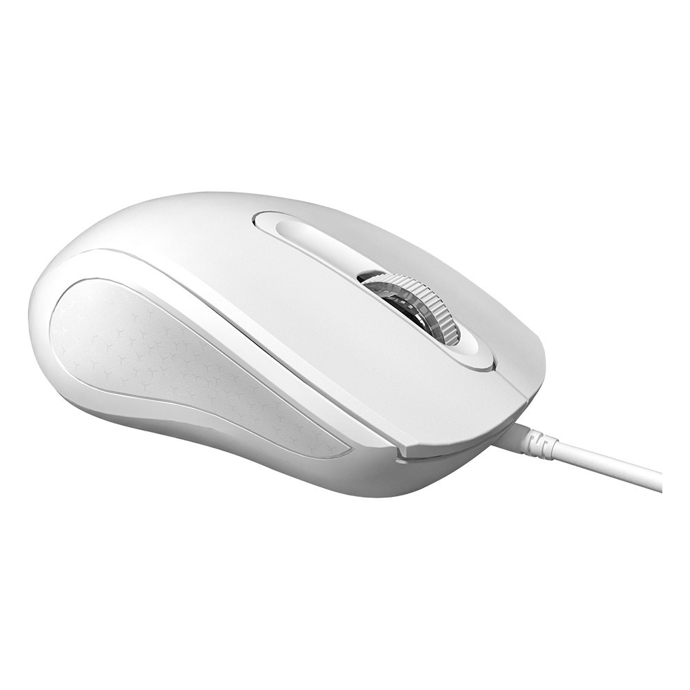 3D Office Mouse 1200dpi 1.5m Usb in versione bianco - Precision & Comfort - immagine 5