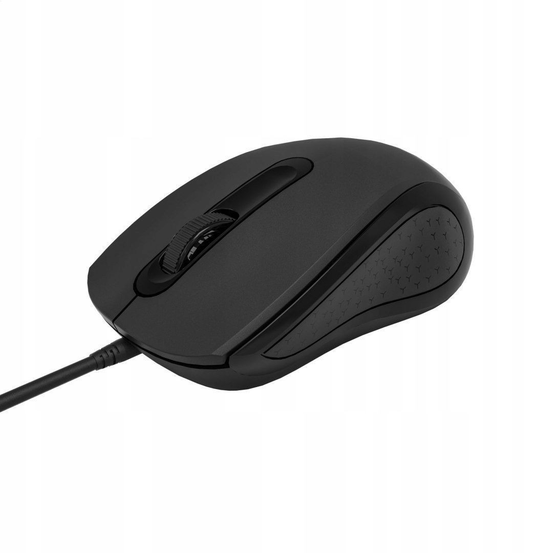 3D Office Mouse 1200dpi 1.5m Usb in versione nero - Precision & Comfort - immagine 5