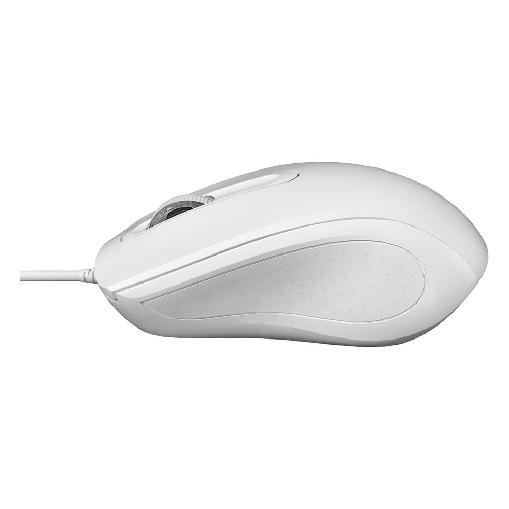 3D Office Mouse 1200dpi 1.5m Usb in versione bianco - Precision & Comfort - immagine 6