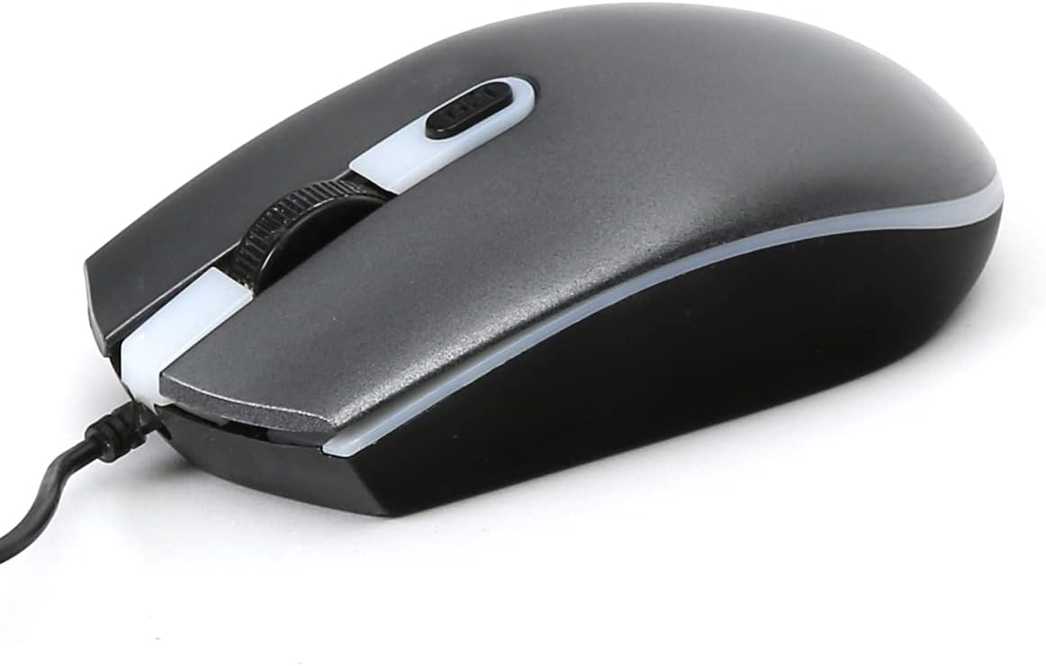 OMEGA Mouse OM-0550 1000/1600/2000DPI grigio - immagine 4