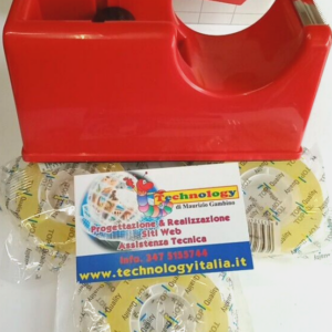 TENDINASTRO DA BANCO PER NASTRI ADESIVI DA 15 mm x 33 m VERDE