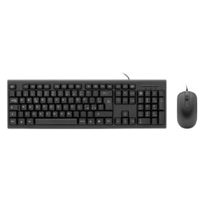 CoolBox KIT TASTIERA+MOUSE USB ITALIANO A MEMBRANA+OTTICO 1000 DPI RESISTENTE AGLI SCHIZZI