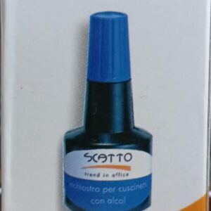 Inchiostro per cuscinetti blu