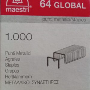 punte metalliche per cucitrici MAESTRI