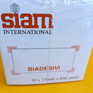 SIAM biadesivo trasparente 10x11mmx600pezzi per album fotografie